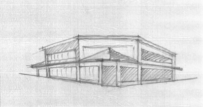 Anteproyecto edificio Kauak Pedro Osorno