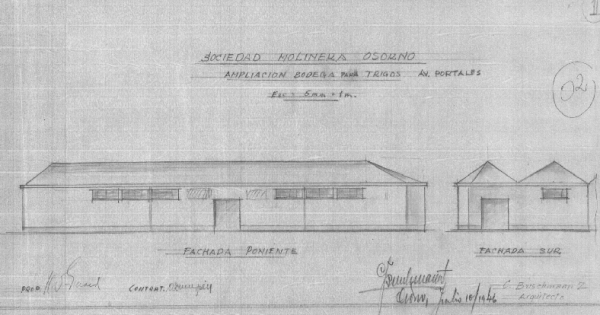Ampliación bodega de trigo Sociedad Molinera