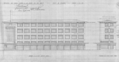Edificio bancario Banco Osorno y la Union Osorno